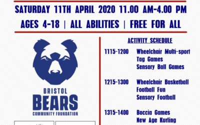 Bristol Bears Community Foundation Inclusive Sports Taster #2