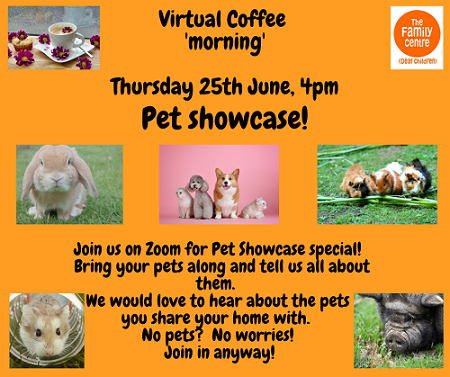 Virtual Coffee ‘Morning’ Pet Showcase